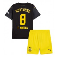 Borussia Dortmund Felix Nmecha #8 Fußballbekleidung Auswärtstrikot Kinder 2024-25 Kurzarm (+ kurze hosen)